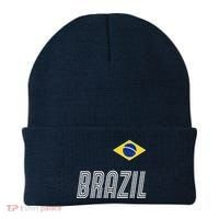 Brazil Soccer Team Jersey Flag Beanie thumb 0