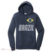 Brazil Soccer Team Jersey Flag Women's Hoodie thumb 0