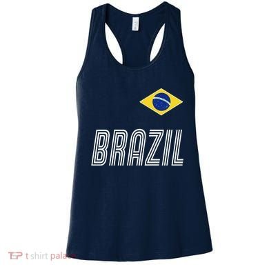 Brazil Soccer Team Jersey Flag Women's Tank Top