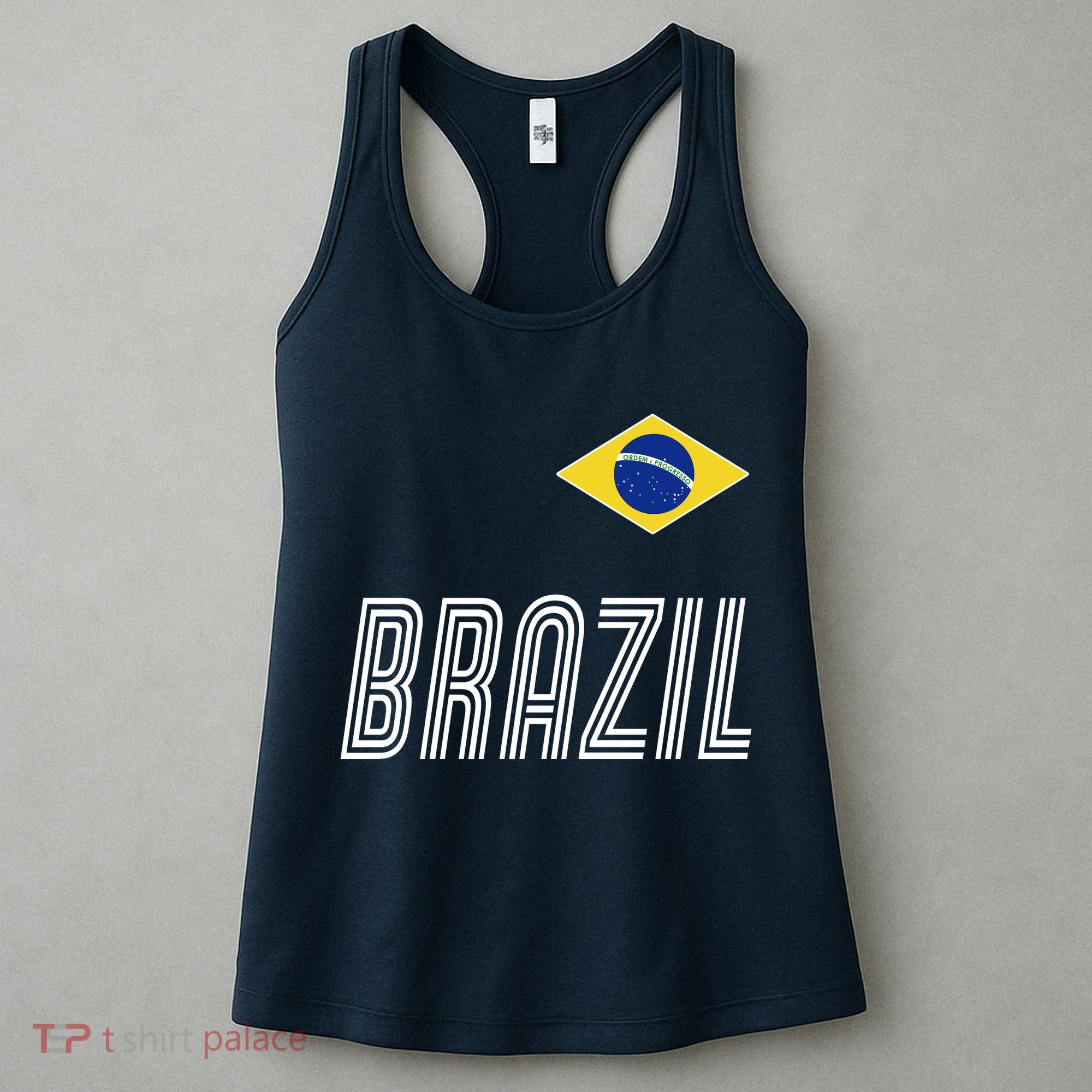Brazil Soccer Team Jersey Flag Women's Tank Top