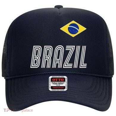 Brazil Soccer Team Jersey Flag Hat