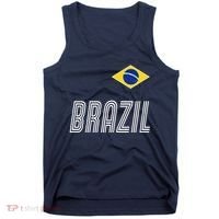 Brazil Soccer Team Jersey Flag Tank Top thumb 0