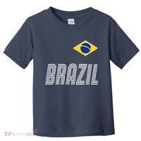 Brazil Soccer Team Jersey Flag Toddler T-Shirt thumb 0