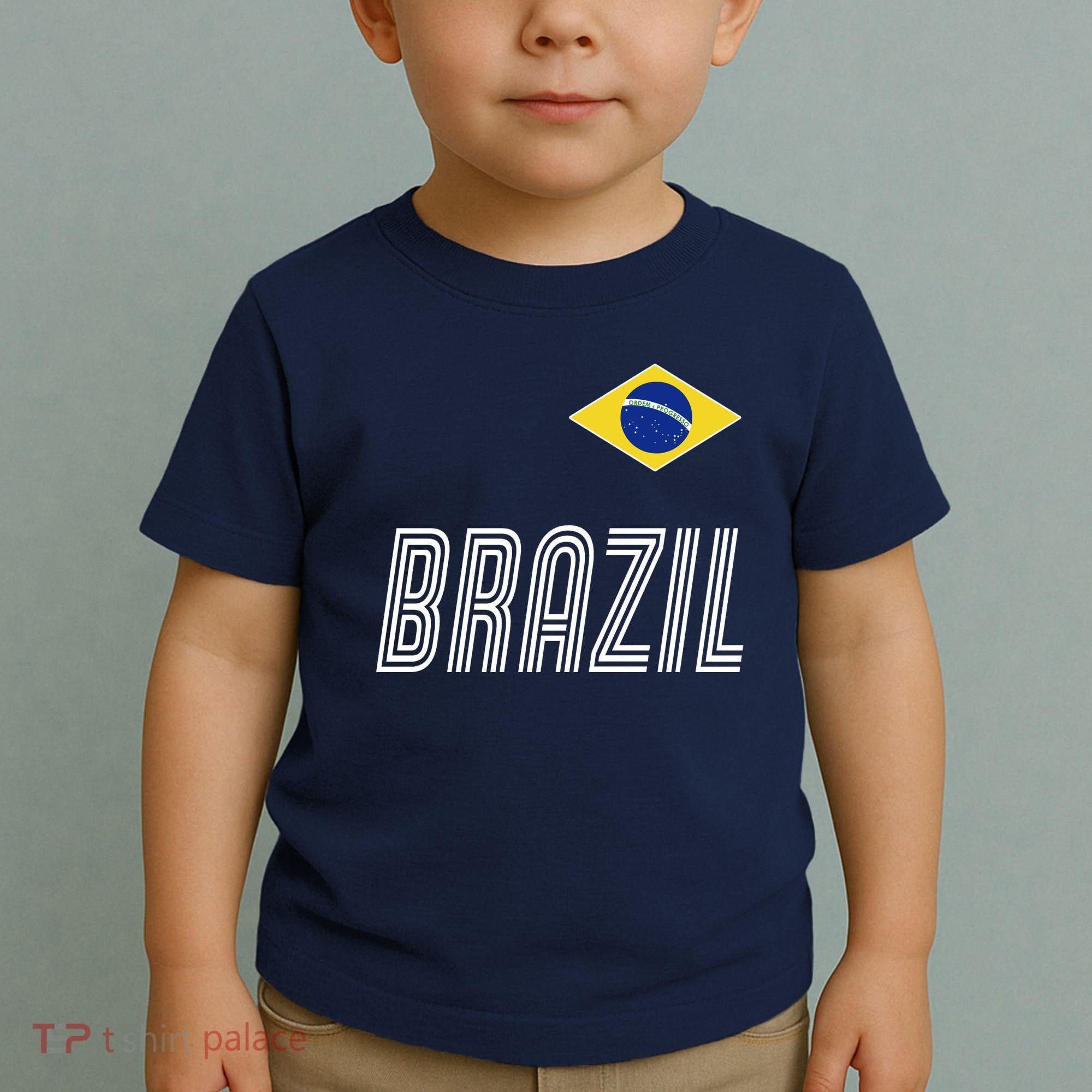 Brazil Soccer Team Jersey Flag Toddler T-Shirt