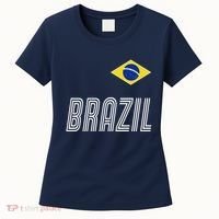 Brazil Soccer Team Jersey Flag Women's T-Shirt thumb 0