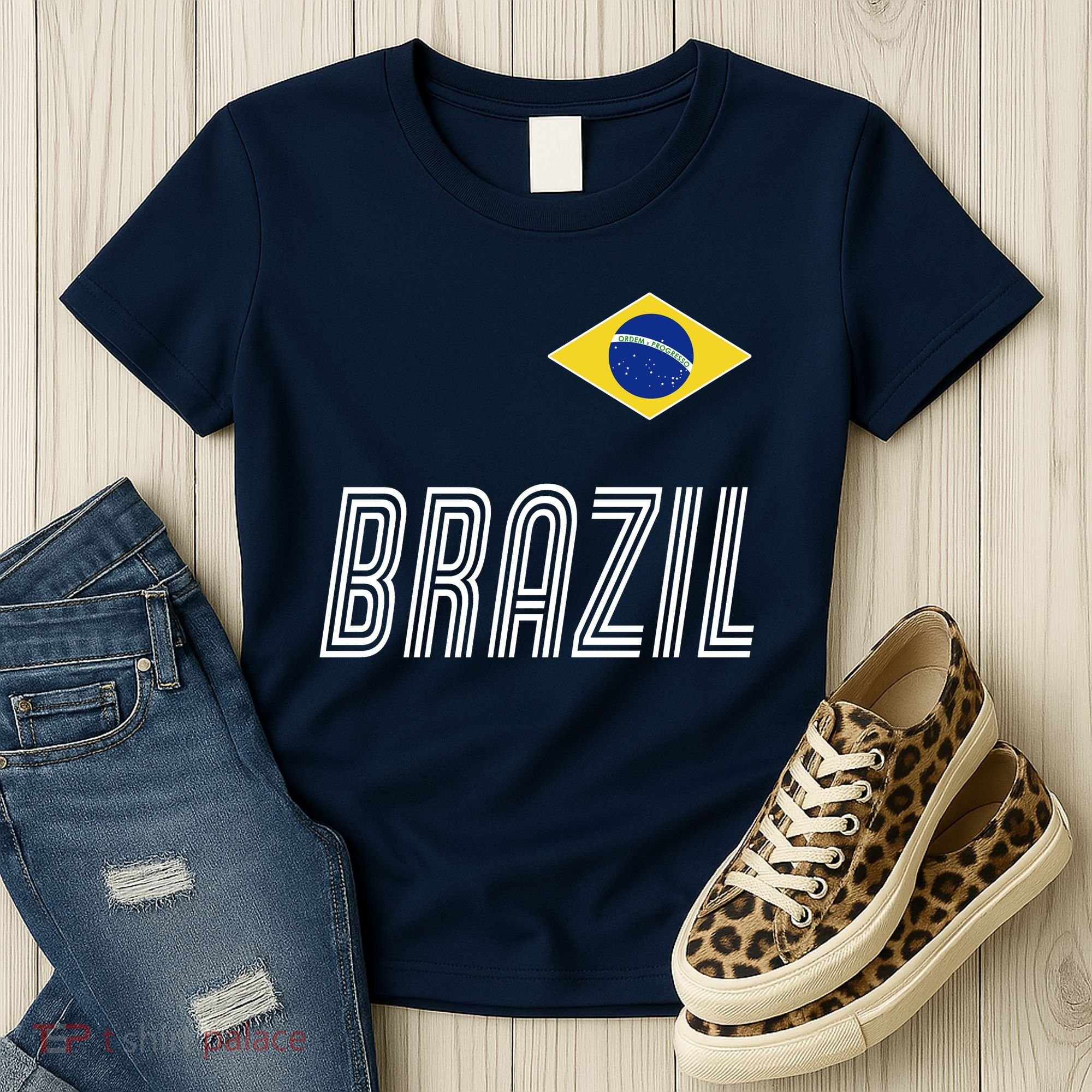 Brazil Soccer Team Jersey Flag Women's T-Shirt
