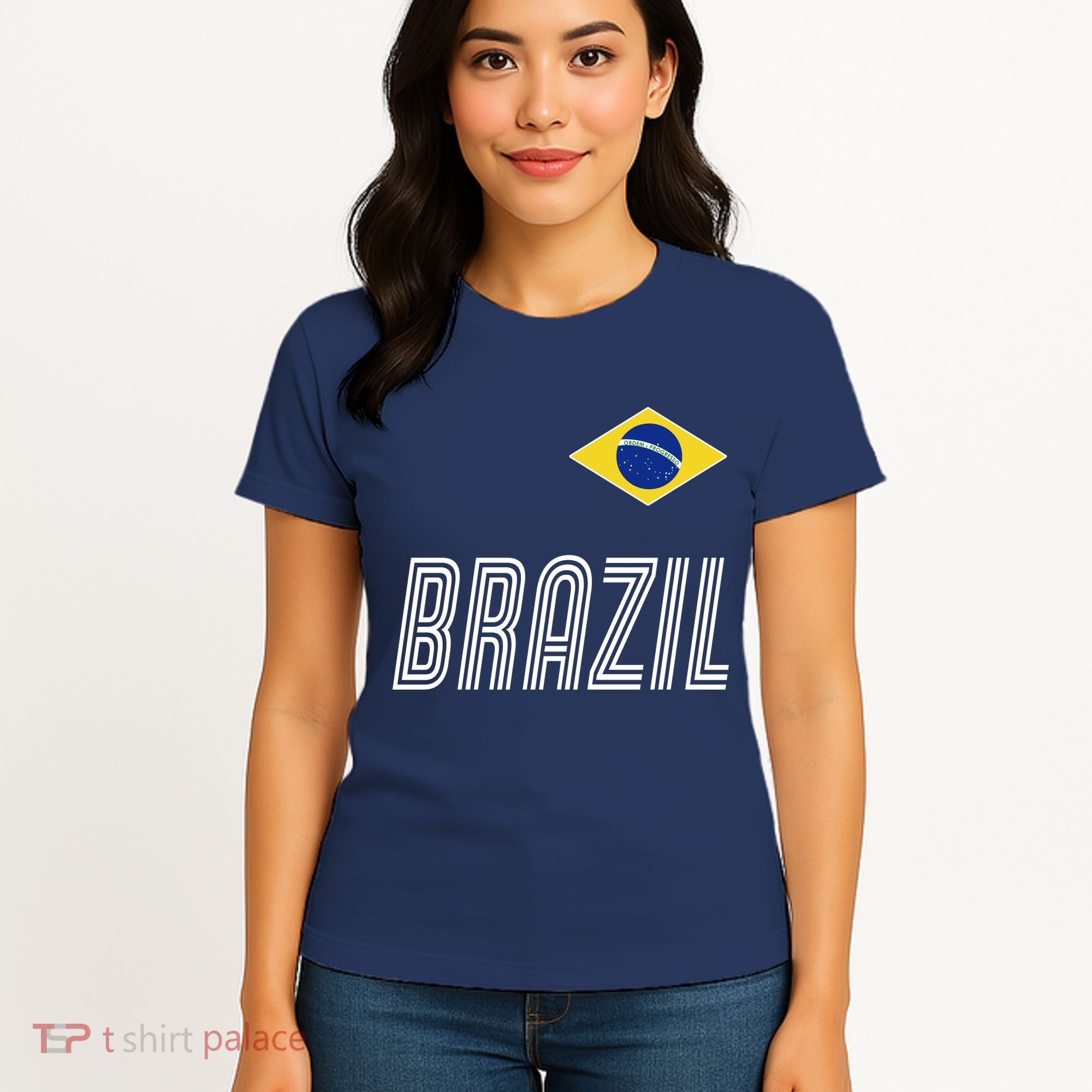 Brazil Soccer Team Jersey Flag Women's T-Shirt