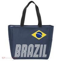 Brazil Soccer Team Jersey Flag Tote Bag thumb 0