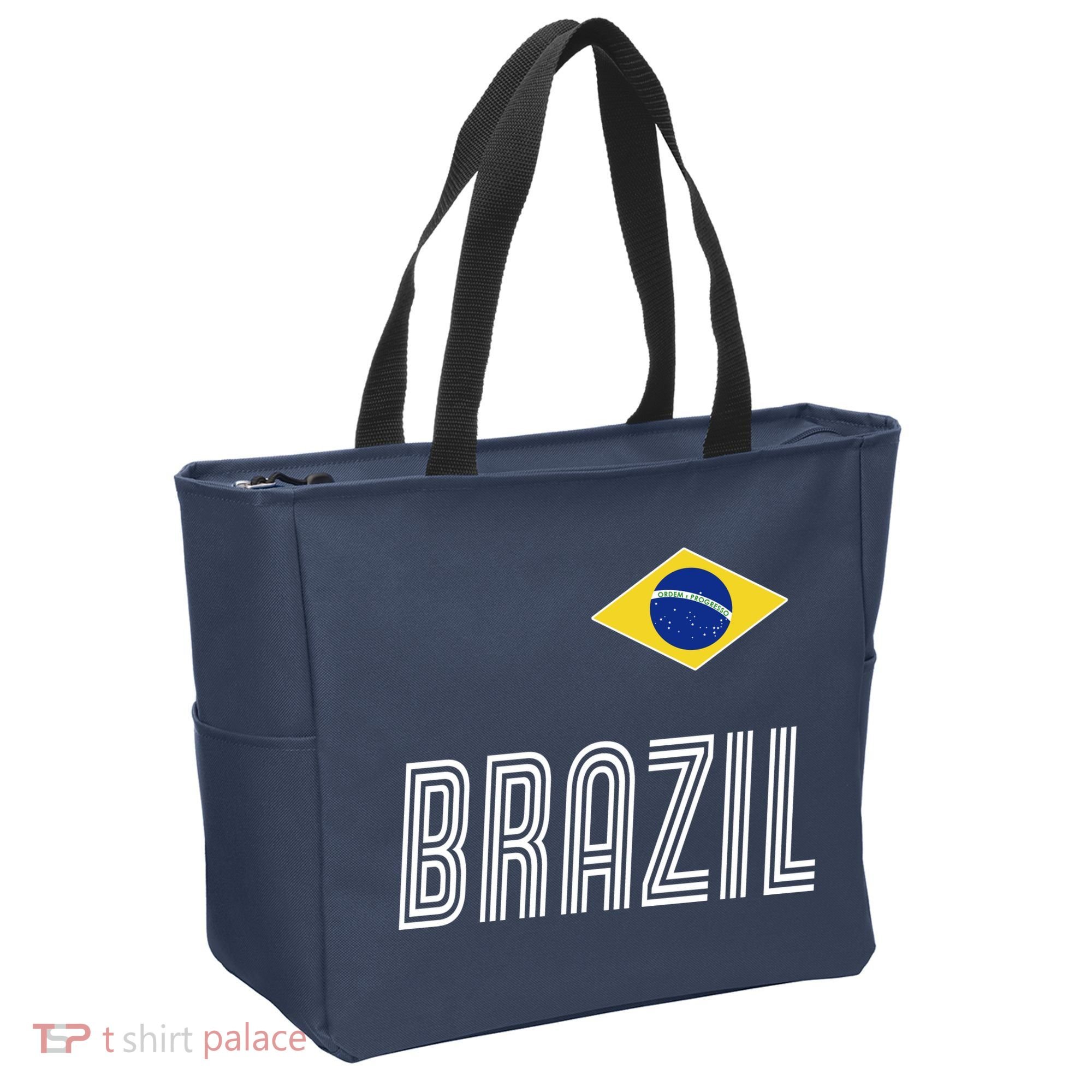 Brazil Soccer Team Jersey Flag Tote Bag