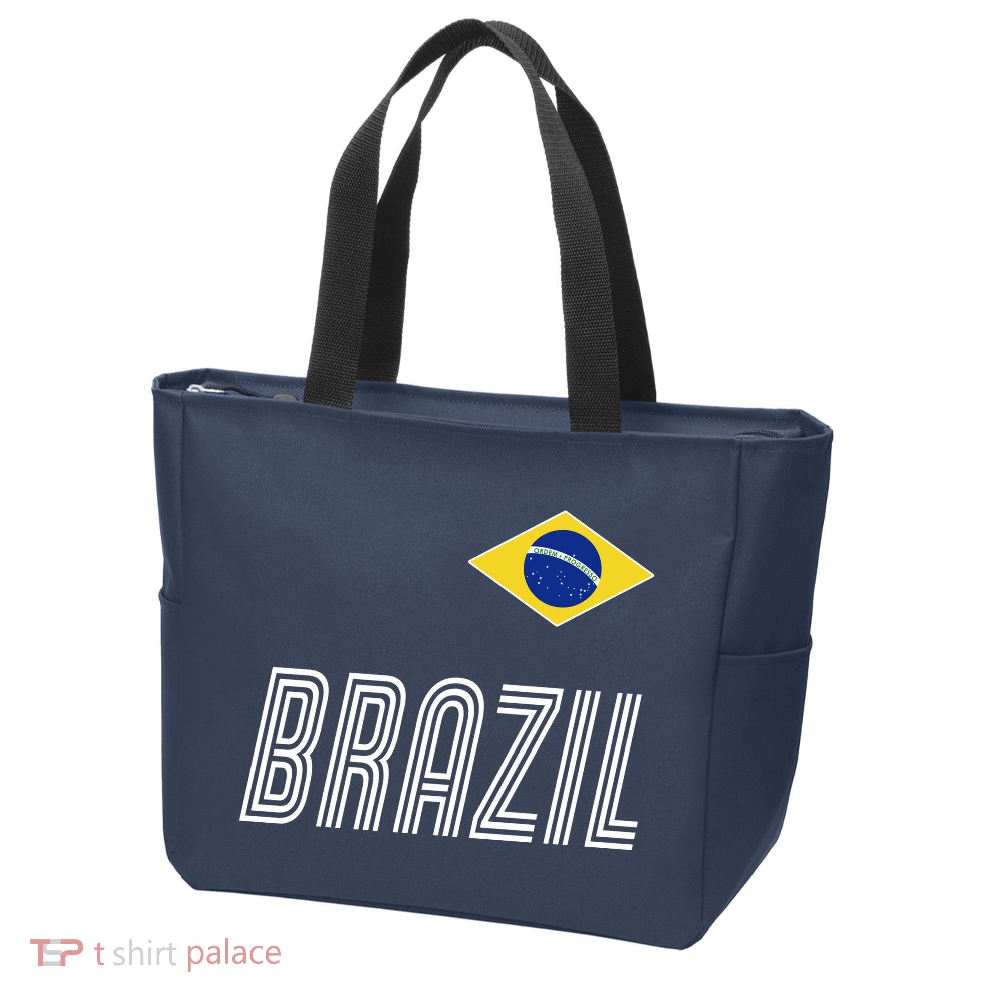 Brazil Soccer Team Jersey Flag Tote Bag