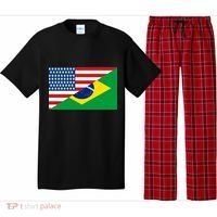 Brazil USA American Flag Pajama Set thumb 0
