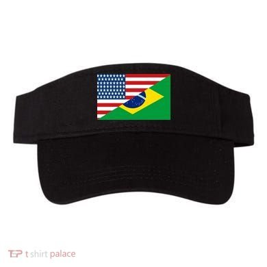 Brazil USA American Flag Visor