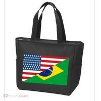 Brazil USA American Flag Tote Bag thumb 3