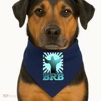 BRB Jesus Be Right Back USA-Made Doggie Bandana thumb 1