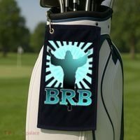 BRB Jesus Be Right Back Golf Towel thumb 2