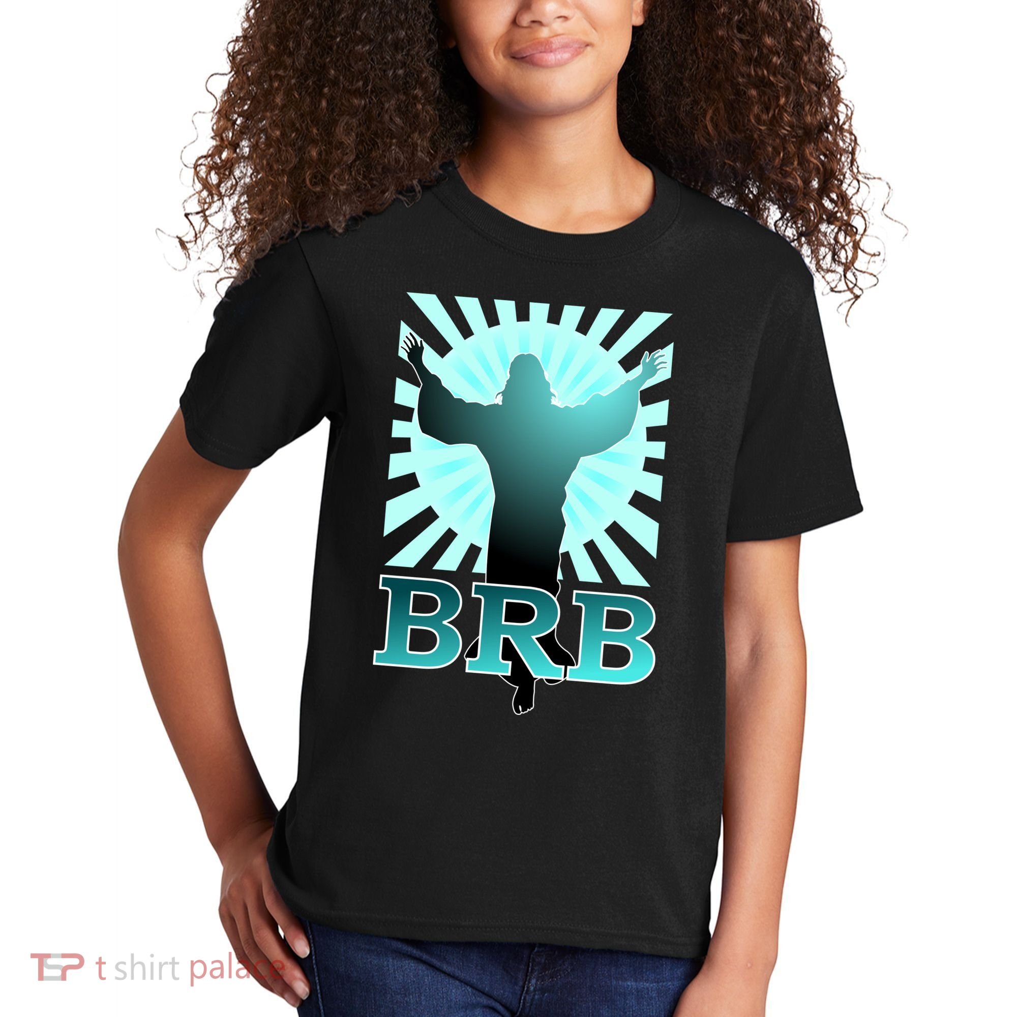 BRB Jesus Be Right Back Kids T-Shirt