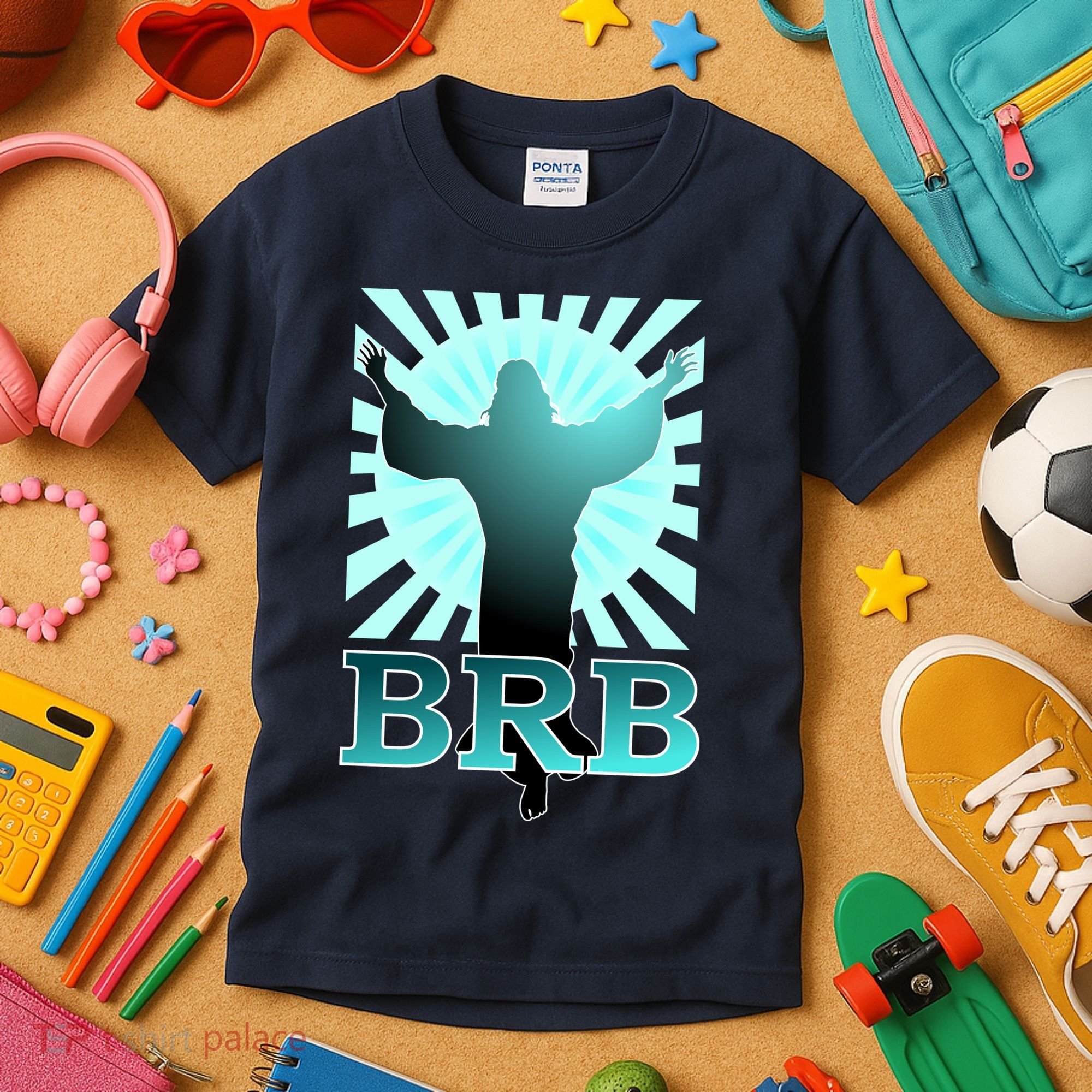 BRB Jesus Be Right Back Kids T-Shirt