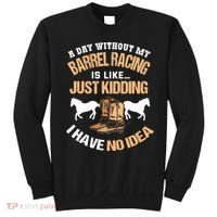 Barrel Racing Barrel Racing Lover Funny Barrel Racer Sweatshirt thumb 0