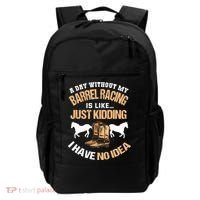 Barrel Racing Barrel Racing Lover Funny Barrel Racer Backpack thumb 0
