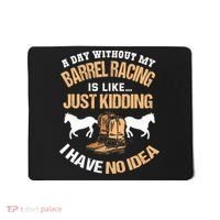 Barrel Racing Barrel Racing Lover Funny Barrel Racer Mousepad thumb 0