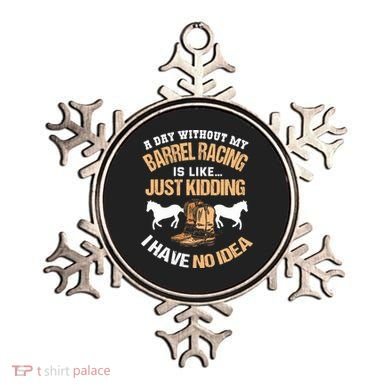 Barrel Racing Barrel Racing Lover Funny Barrel Racer Ornament