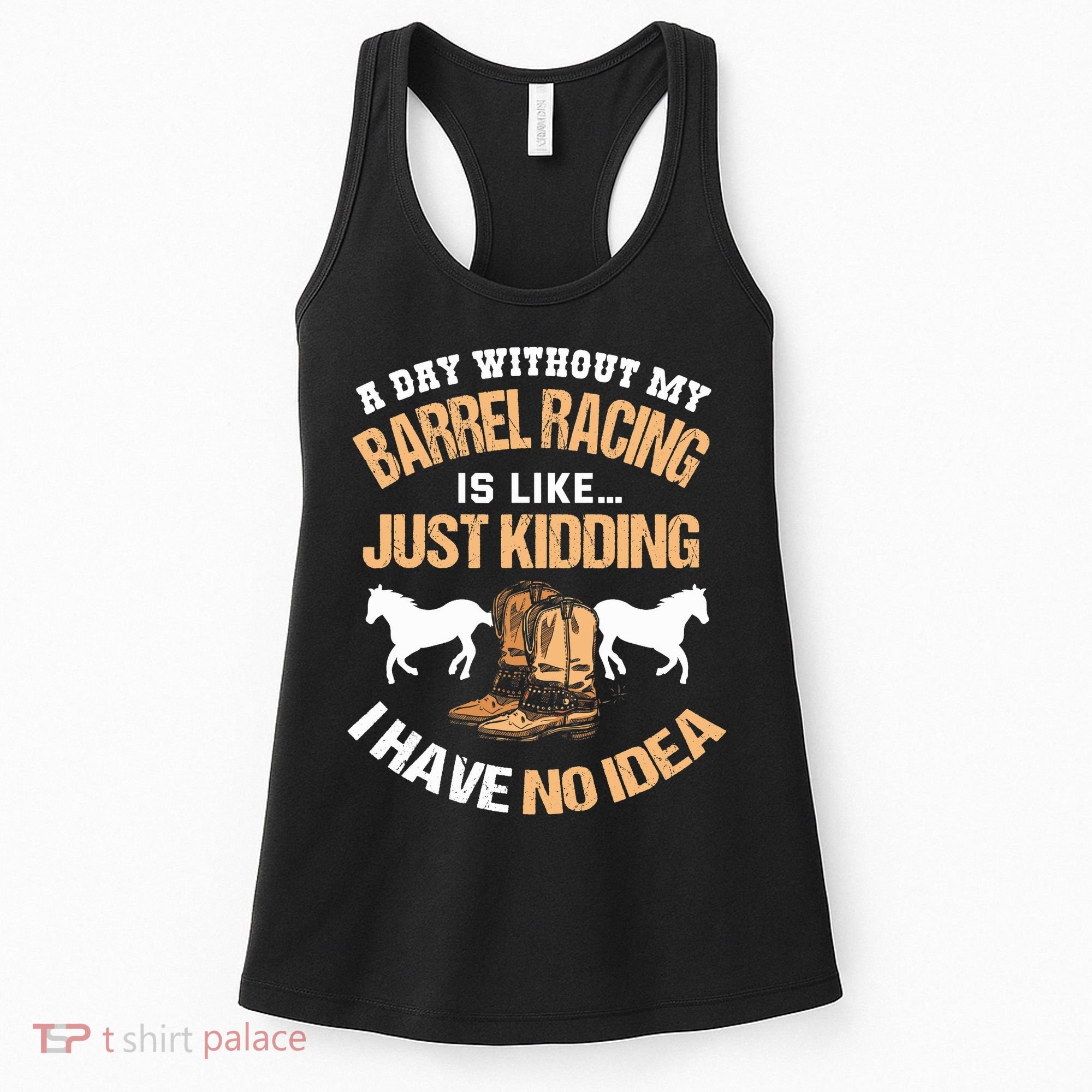 Barrel Racing Barrel Racing Lover Funny Barrel Racer Women's Tank Top