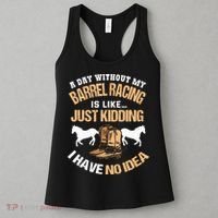 Barrel Racing Barrel Racing Lover Funny Barrel Racer Women's Tank Top thumb 3