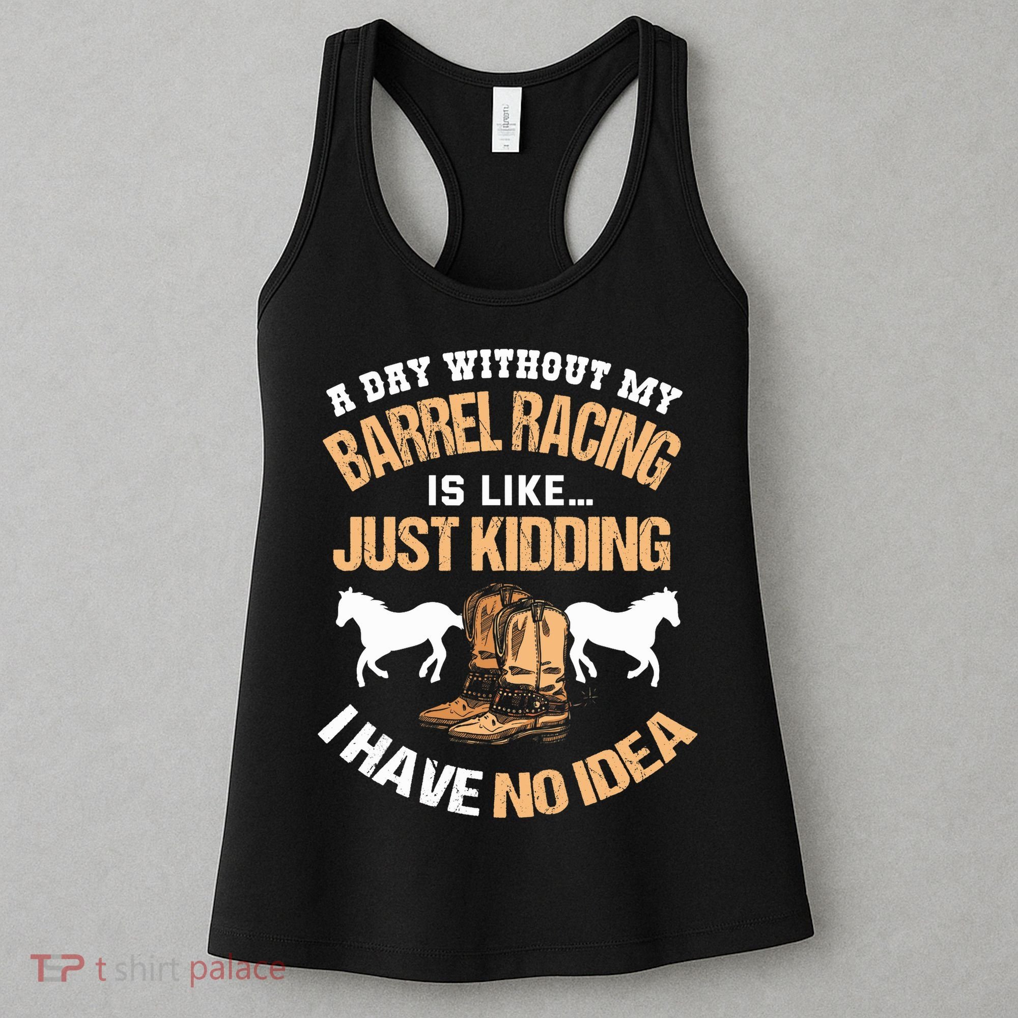 Barrel Racing Barrel Racing Lover Funny Barrel Racer Women's Tank Top
