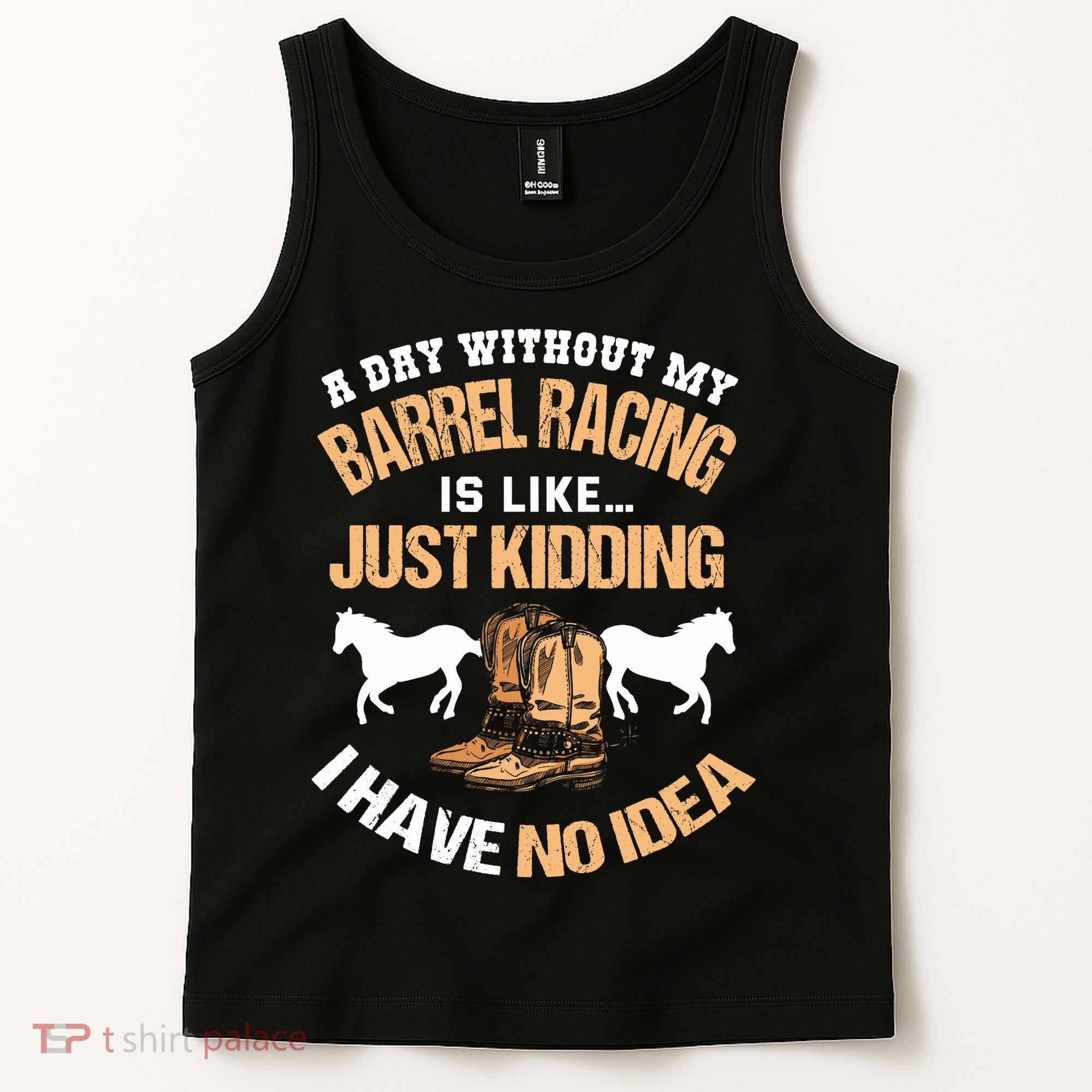 Barrel Racing Barrel Racing Lover Funny Barrel Racer Tank Top