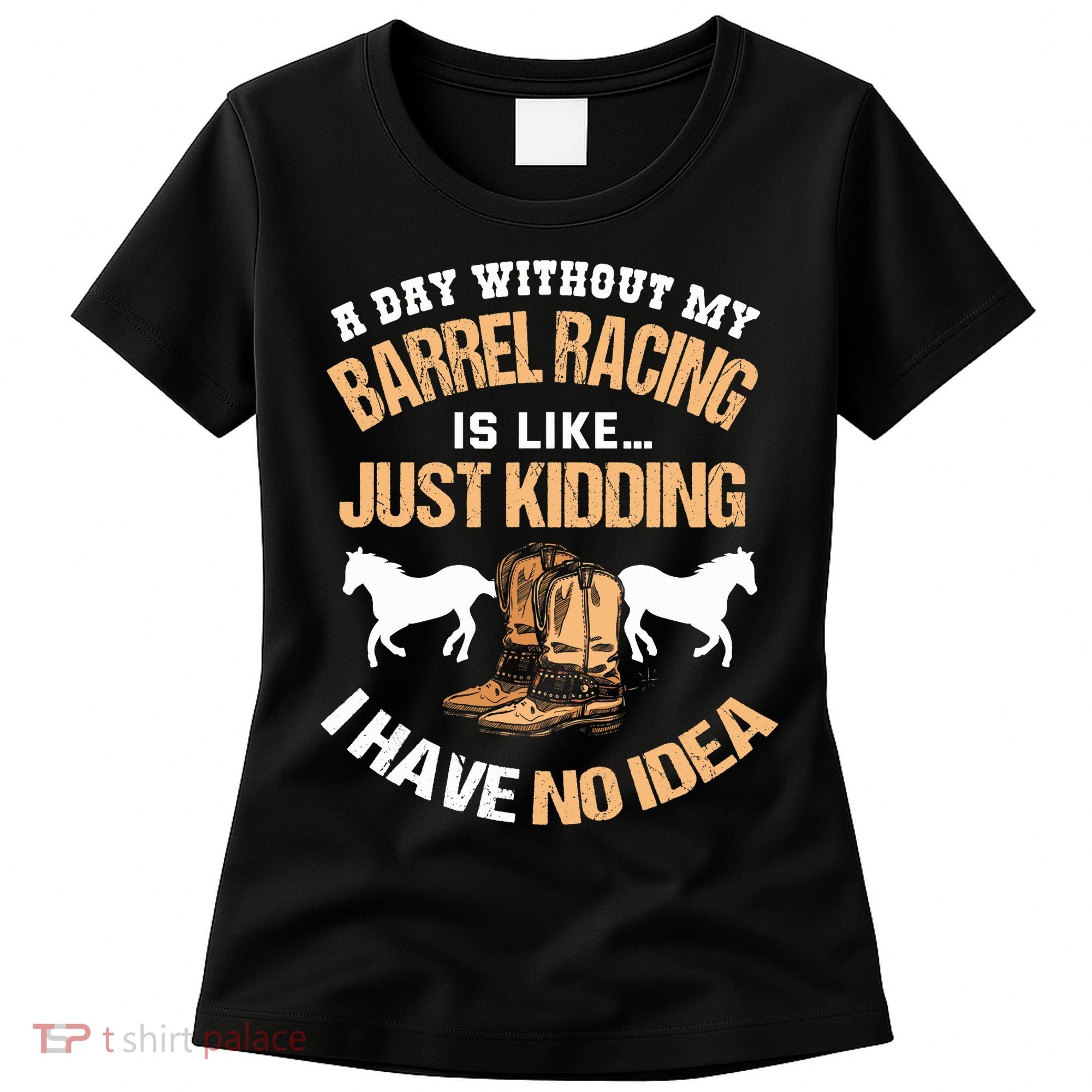 Barrel Racing Barrel Racing Lover Funny Barrel Racer Women's T-Shirt