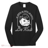 Be Rootin Be Tootin Be Shootin Be Kind Cowboy Opossum Lover Long Sleeve Shirt thumb 0