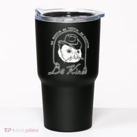 Be Rootin Be Tootin Be Shootin Be Kind Cowboy Opossum Lover Tumbler thumb 0