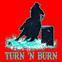 Barrel Racer Barrel Racing Horse Turn And Burn Teal Blue Cute Gift Santa Hat thumb 1