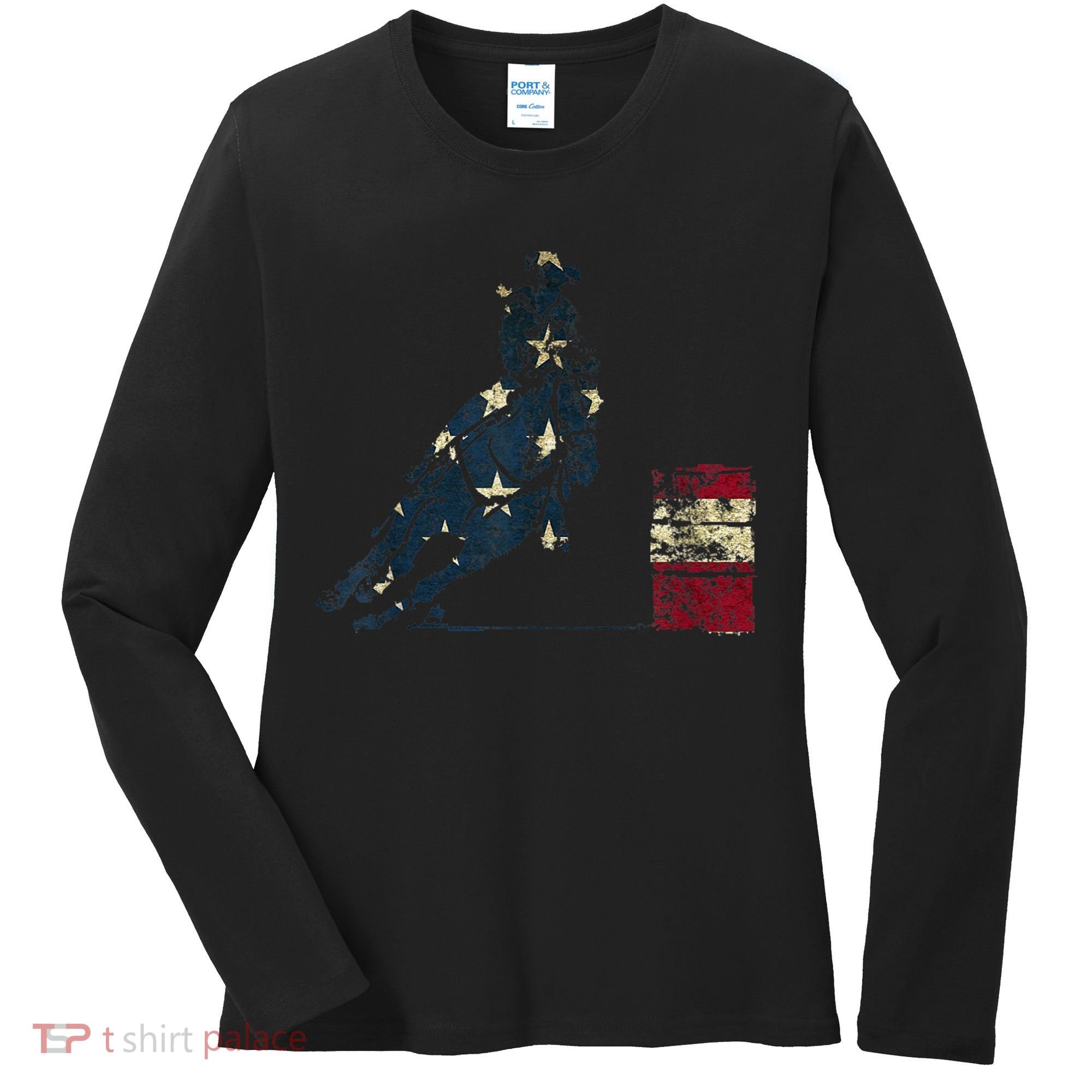 Barrel Racing Women's Long Sleeve Shirt
