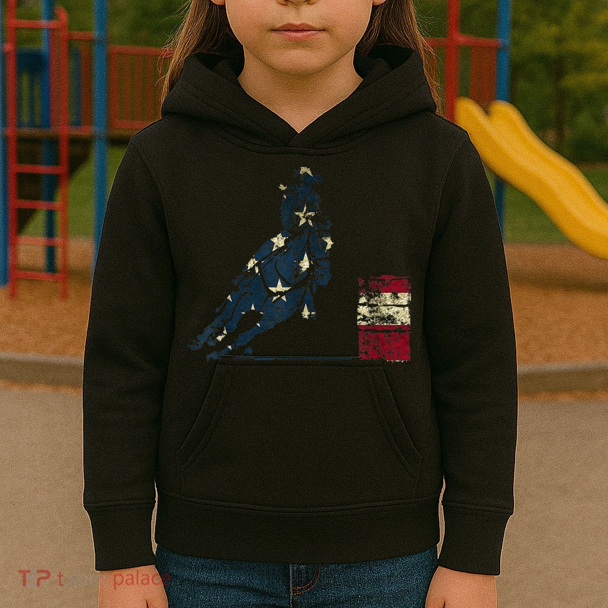 Barrel Racing Kids Hoodie