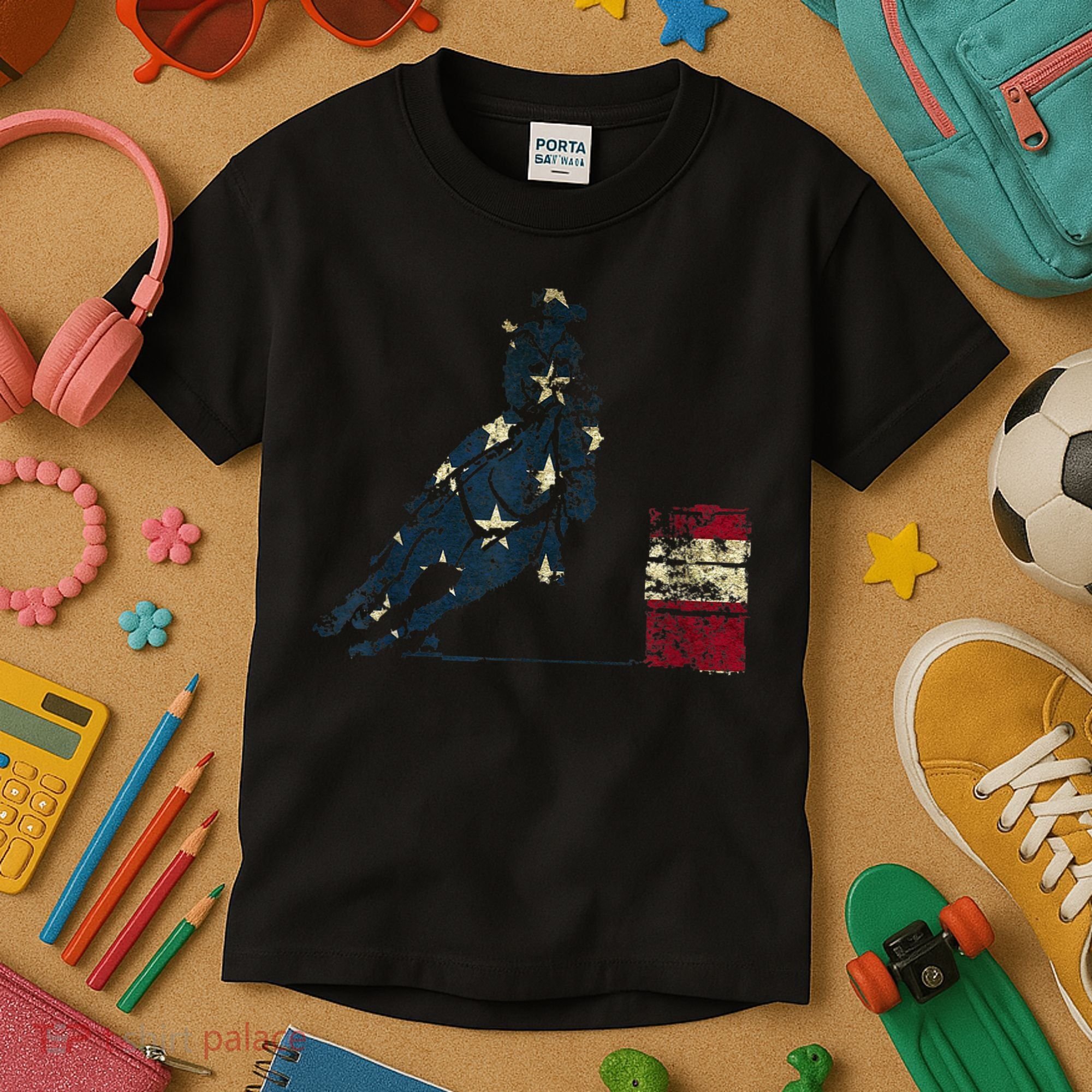 Barrel Racing Kids T-Shirt