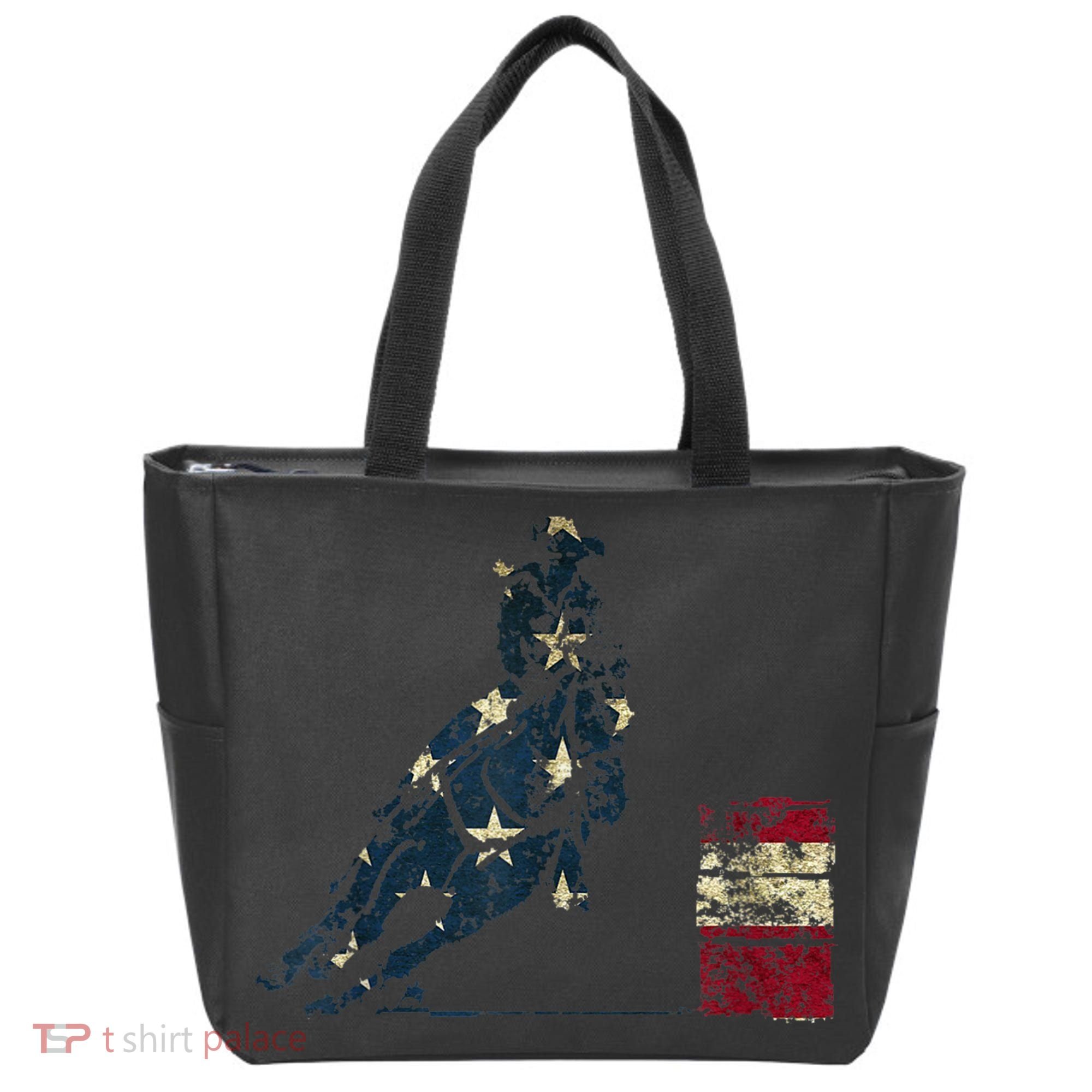 Barrel Racing Tote Bag