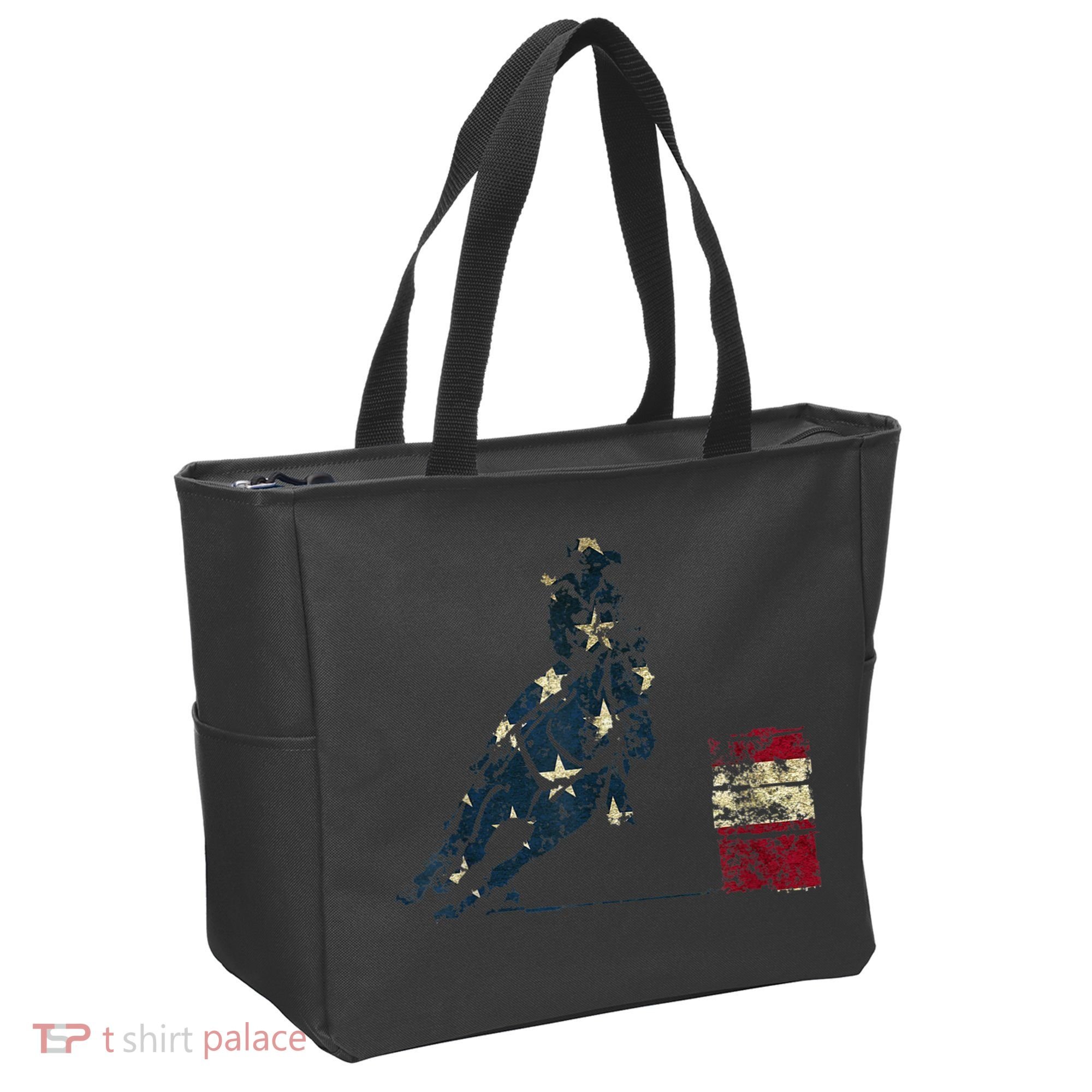 Barrel Racing Tote Bag