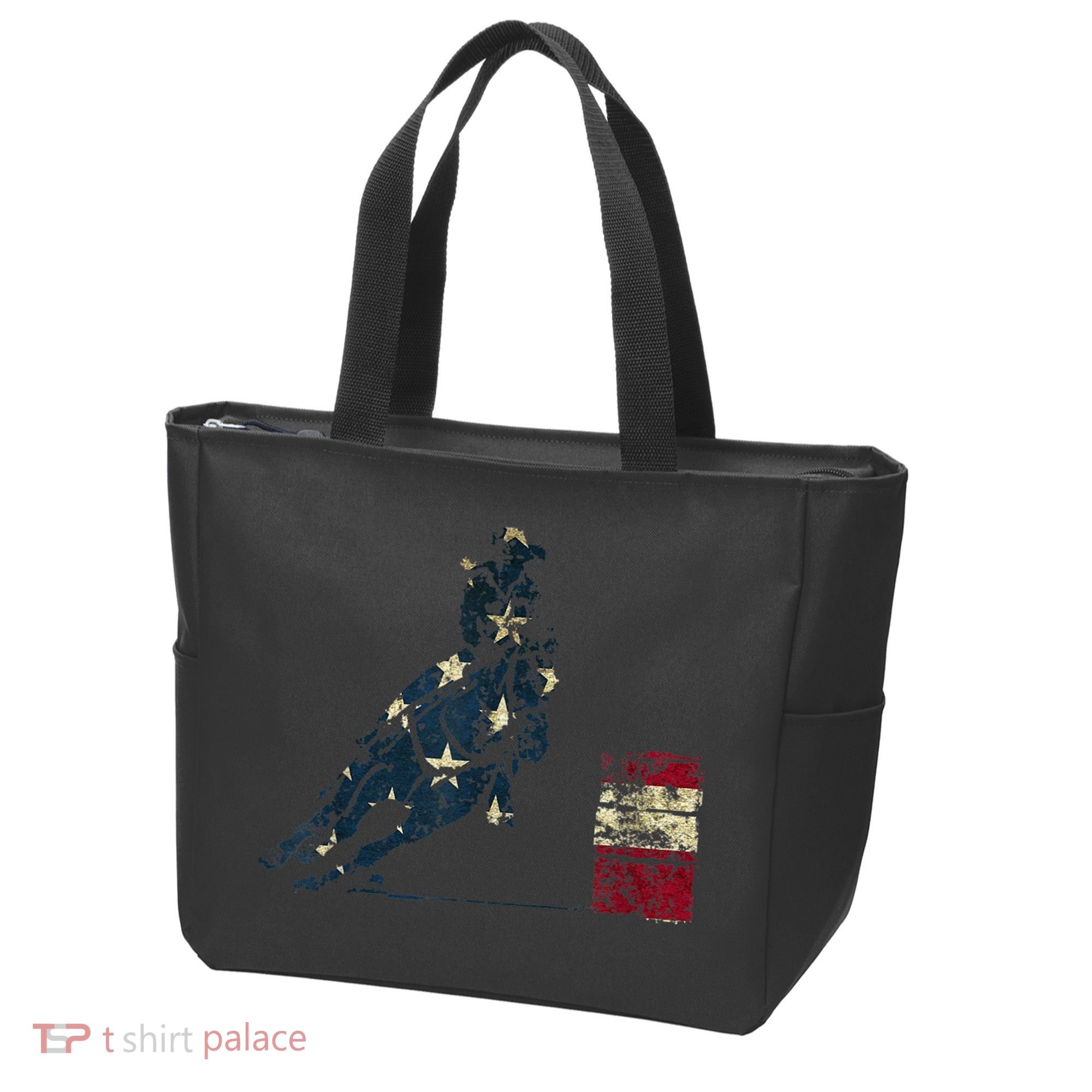 Barrel Racing Tote Bag