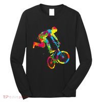 BMX Rider Bike Bicycle Stunt Racing Kids Long Sleeve Shirt thumb 0