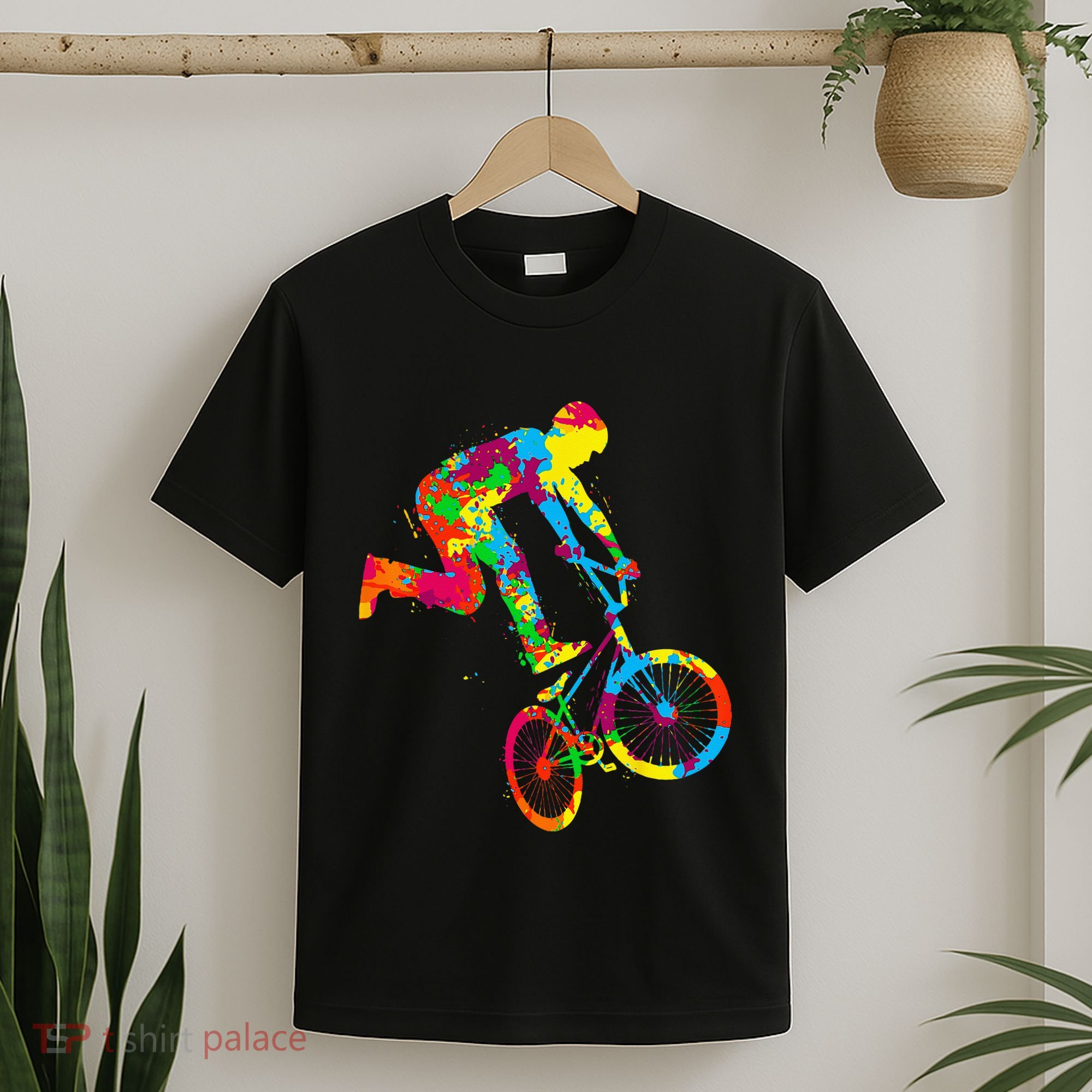 BMX Rider Bike Bicycle Stunt Racing Kids T-Shirt