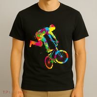 BMX Rider Bike Bicycle Stunt Racing Kids T-Shirt thumb 3