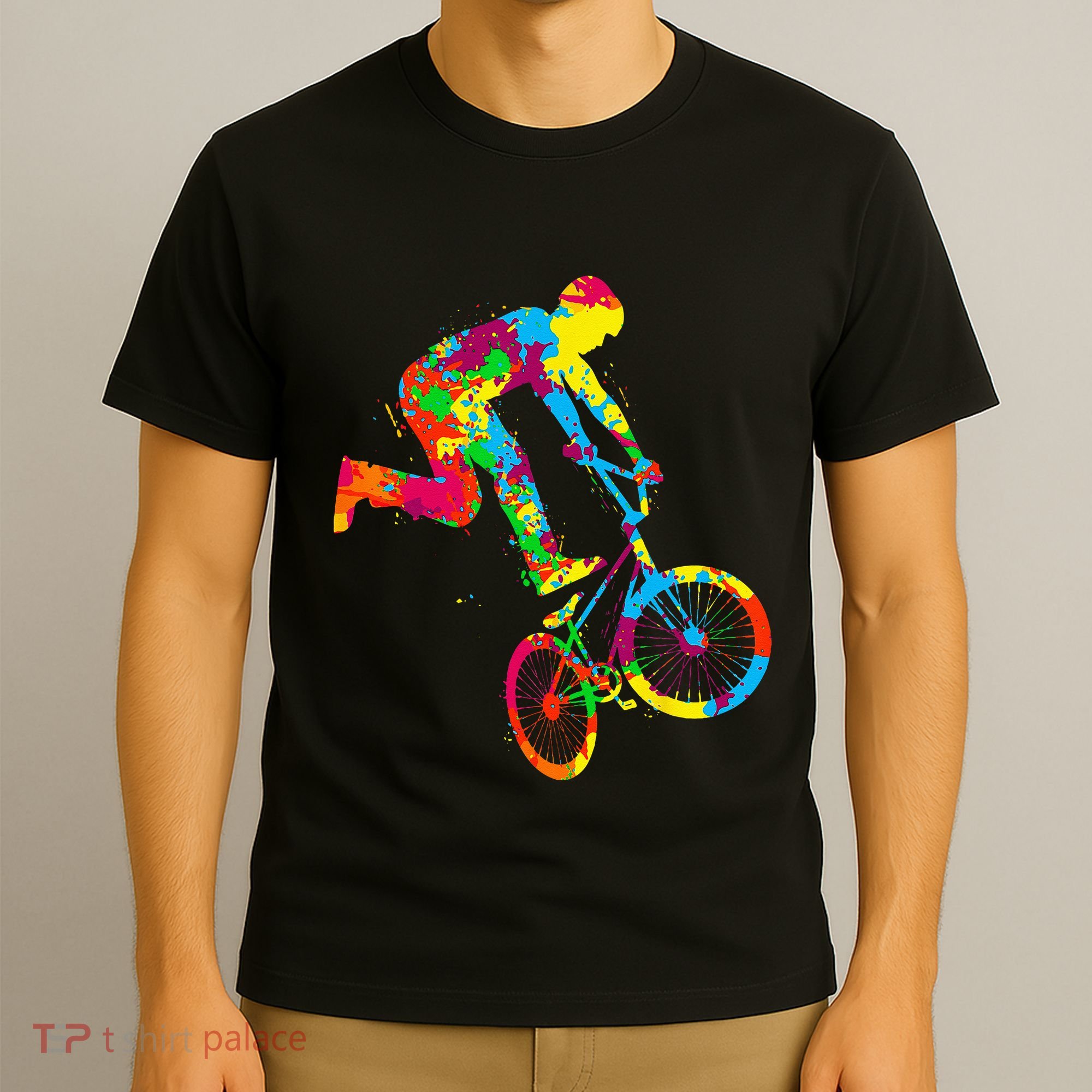 BMX Rider Bike Bicycle Stunt Racing Kids T-Shirt