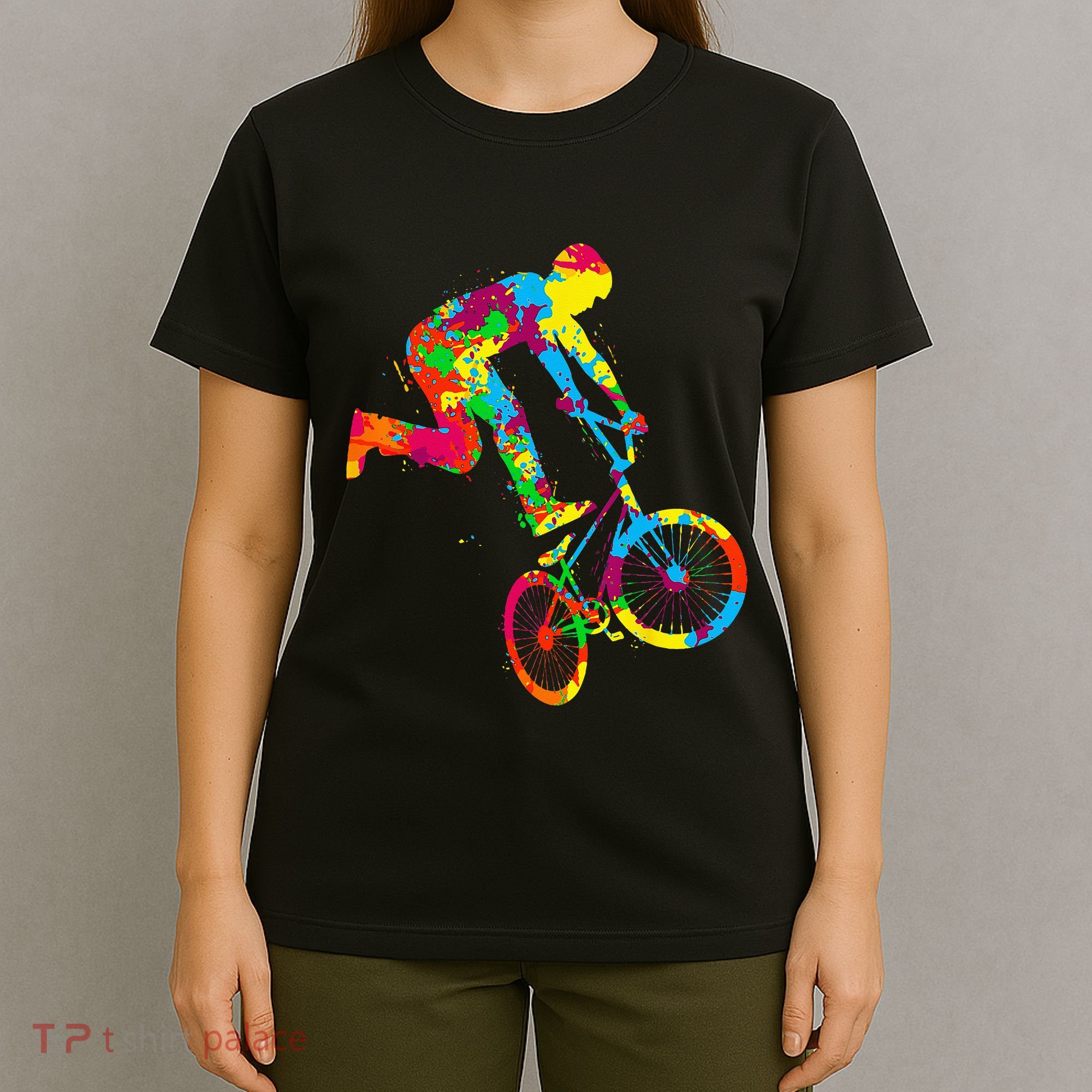 BMX Rider Bike Bicycle Stunt Racing Kids T-Shirt