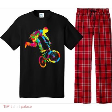 BMX Rider Bike Bicycle Stunt Racing Kids Pajama Set