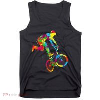 BMX Rider Bike Bicycle Stunt Racing Kids Tank Top thumb 0