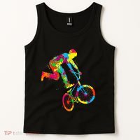 BMX Rider Bike Bicycle Stunt Racing Kids Tank Top thumb 2