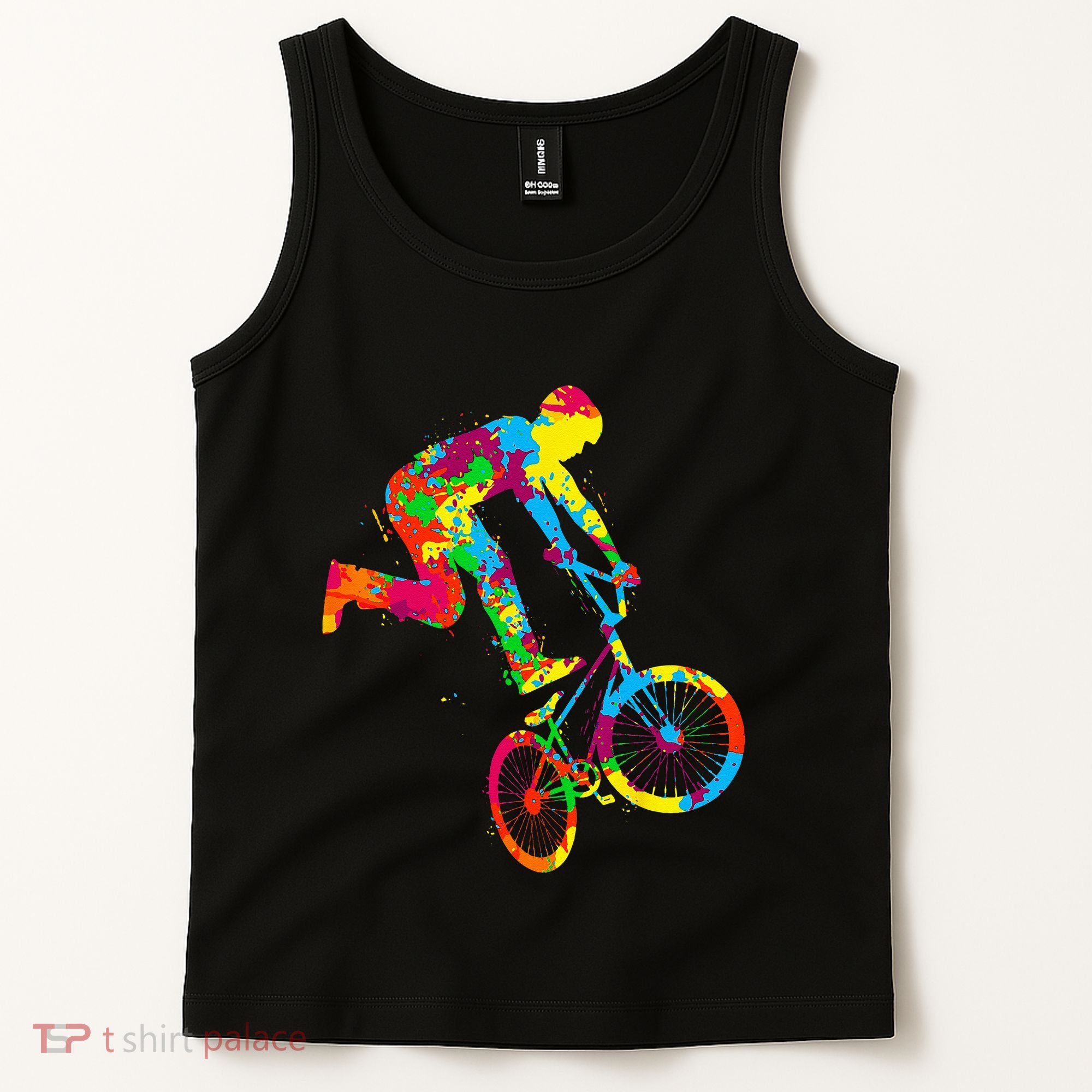 BMX Rider Bike Bicycle Stunt Racing Kids Tank Top