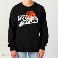 Basketball Referee - Basketballer Hoops Basketball Ref Women's Sweatshirt thumb 0
