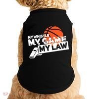 Basketball Referee - Basketballer Hoops Basketball Ref Doggie Tank thumb 0